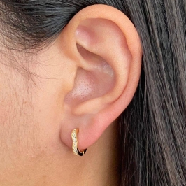 ARGOLA CLICK CORAÇÃO CRAVEJADO 12X12MM