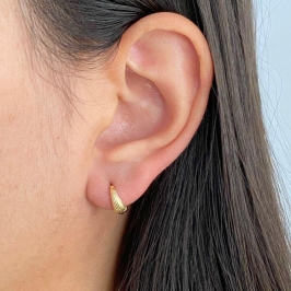 ARGOLA CLICK FOSCA GROSSA 10X10MM