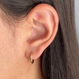 ARGOLA CLICK LISA FIO REDONDO 2MM TAMANHO 14MM