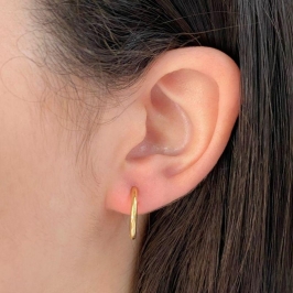 ARGOLA CLICK LISA FIO REDONDO 2MM TAMANHO 16MM