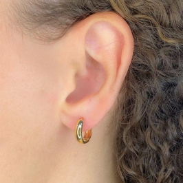 ARGOLA CLICK LISA FIO REDONDO 3MM TAMANHO 14MM