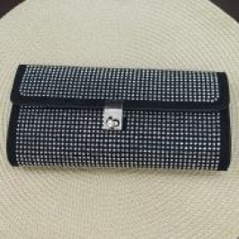 BOLSA BAGUETE STRASS