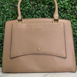 BOLSA GRANDE QUADRADA REPARTIÇÃO FALSA NA FRENTE