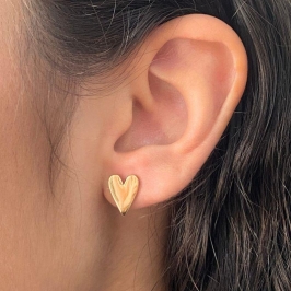 BRINCO MÉDIO DE CORAÇÃO DE CHAPA 8MM