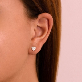 BRINCO PEQUENO P925 CORAÇAO ZIRCONIA CRISTAL 6MM 3 GARRA