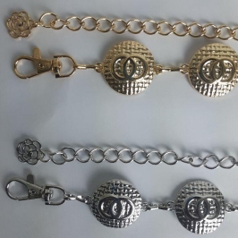 CINTO CORRENTE METAL ESTILO MOEDA
