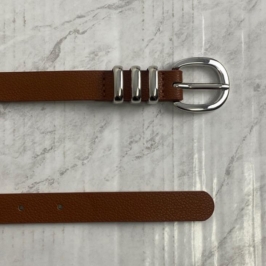 CINTO COUTINO FIVELA EM U 3 TRAVAS CORREIA MÉDIA