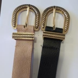 CINTO FIVELA E PASSANTE METAL TRABALHADO