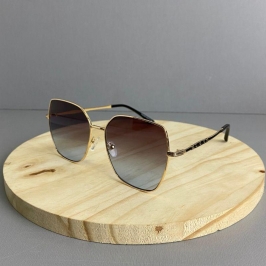 ÓCULOS ARMAÇÃO METAL HEXÁGONO LATERAL TRABALHADA COM FLORES