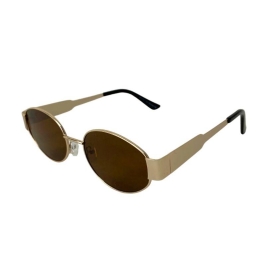 ÓCULOS ARMAÇÃO METAL OVAL LATERAL ACETATO