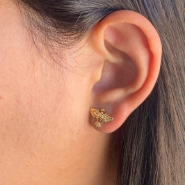 BRINCO PEQUENO DIVINO ESPIRITO SANTO 10X14MM