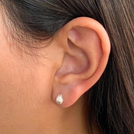 BRINCO PEQUENO P925 GOTA LISA 7MM