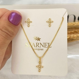 CONJUNTO CRUZ CRAVEJADA