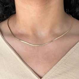 GARGANTILHA FITA LISA FINA 2MM