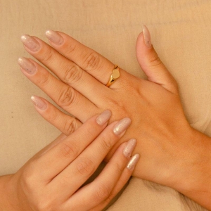 ANEL CORACAO 3D LISO