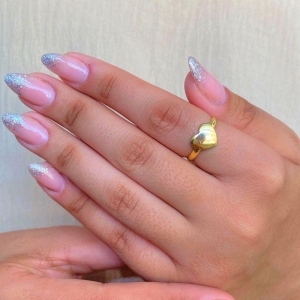 ANEL CORAÇAO CHEIO DE CHAPA LISA