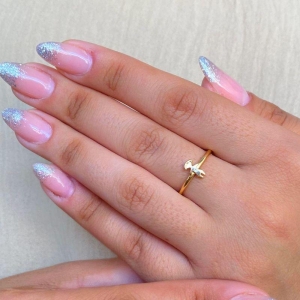 ANEL MENININHA 1 PEDRAS CRISTAL