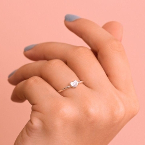 ANEL P925 CORAÇÃO 6MM