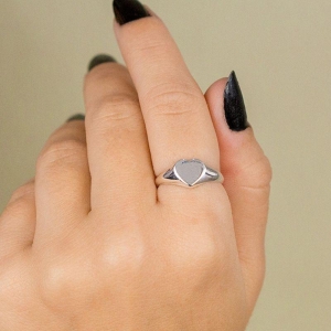 ANEL P925 CORAÇÃO LISO