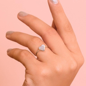 ANEL P925 CORAÇÃO LISO