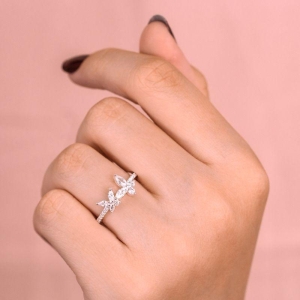 ANEL P925 DUPLA BORBOLETA