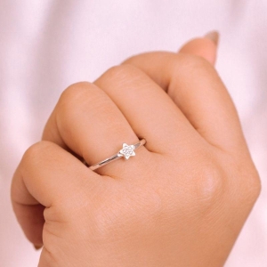 ANEL P925 ESTRELA ZIRCONIA CRISTAL