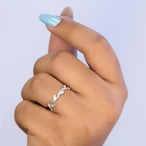 ANEL P925 RAMO ZIRCÔNIA CRISTAL