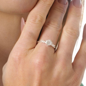 ANEL P925 SOLITÁRIO PONTO DE LUZ