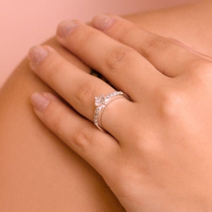 ANEL P925 SOLITÁRIO ZIRCONIAS CRISTAIS 5MM