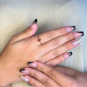 ANEL PONTO DE LUZ GOTA RUBY, VERMELHO