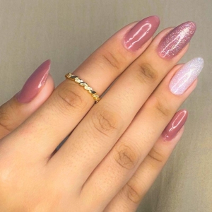 ANEL TRANÇADO LISO E CRAVEJADO