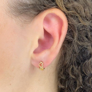 ARGOLA CLICK 4 CORAÇÃO VAZADO LISO 10MM