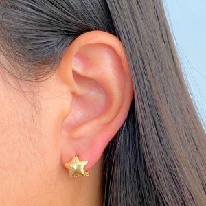 ARGOLA CLICK ESTRELA LISA 2 FACES