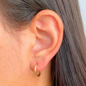 ARGOLA CLICK FINA LISA FIO REDONDO 14MM