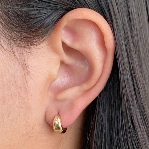 ARGOLA CLICK GROSSA LISA 11X11MM M