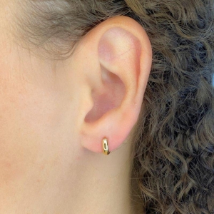 ARGOLA CLICK LISA FIO REDONDO 3MM TAMANHO 10MM