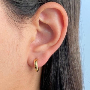 ARGOLA CLICK LISA FIO REDONDO 3MM TAMANHO 12MM