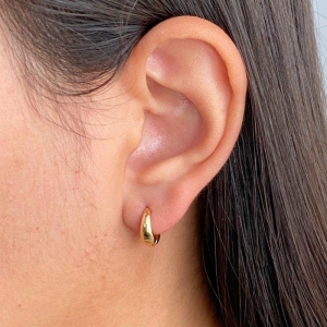 ARGOLA CLICK REDONDA MEIA GROSSA P 11MM LISA