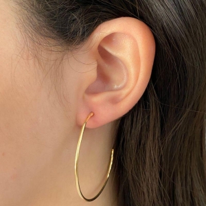 ARGOLA FINA GRANDE 43MM FIO 1,5MM