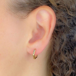 ARGOLA HEXÁGANO LISA 12MM