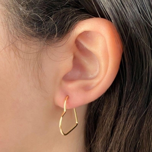 ARGOLA TARRACHA MEDIA CORAÇAO FIO REDONDO 23MM