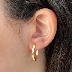 ARGOLA TARRACHA MEDIA MEIO LOSANGO FIO 2MM QUADRADO 22MM