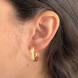 ARGOLA TARRACHA MEDIA REDONDA COM LISTRA 23XX6