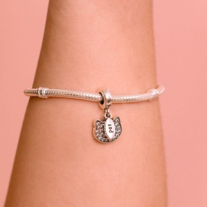 BERLOQUE P925 GATO COM ZIRCONIA WHITE