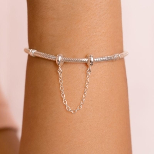 BERLOQUE P925 TRAVA DE SILICONE COM CORRENTE 8MM