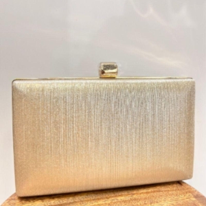 BOLSA CLUTCH QUADRADA BRILHO FEIXO EM FORMATO DE CILINDRO