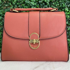 BOLSA MÉDIA QUADRADA DETALHE DE 3 BOLINHAS NA FIVELA