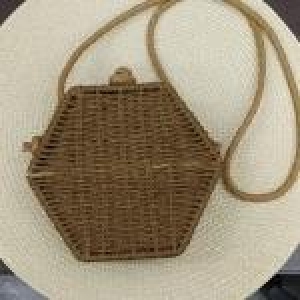 BOLSA PALHA HEXAGONAL