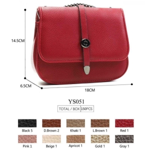 BOLSA PEQUENA FECHADOR FIVELA FINA ALÇA DE CORRENTE