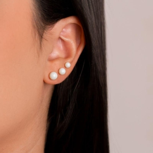 BRINCO P925 TRIO PEROLA CULTIVADA 4MM 5MM 6MM